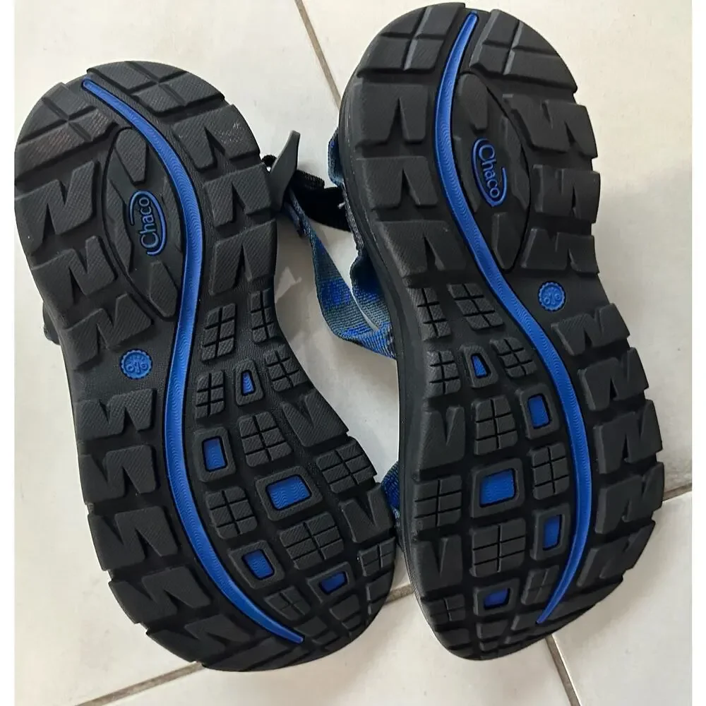 Chaco ZVolv 2 Strappy Sandal Shoes Men's Size 7 Black Blue